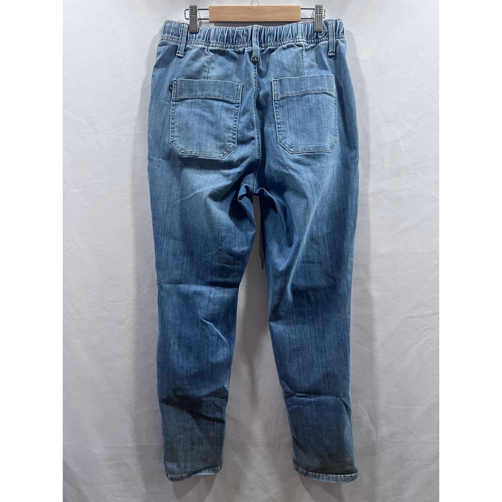 Judy Blue Womens Medium Wash Drawstring Stretch Denim Jogger Jeans Size 5/27 - Picture 2 of 9